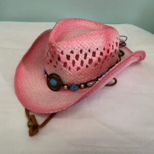 Hat - Youth OSFM, Pink Western Hat