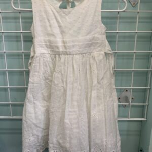 Size 7 - White Eyelet Dress