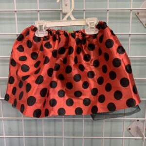 Costume: Size 6/7 Year - Red/Black Ladybug Skirt