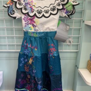 Costume: Size 9/10 Year - White/Blue Mirabel Encanto Dress (New)
