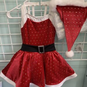 Costume: Size 7/8 - Red Santa Dance Leotard