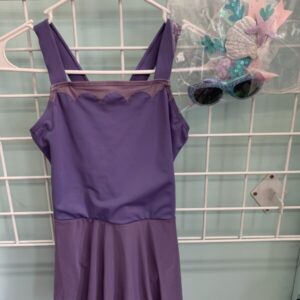 Costume: Size 10/12 - Purple Leotard with Mermaid Accessories