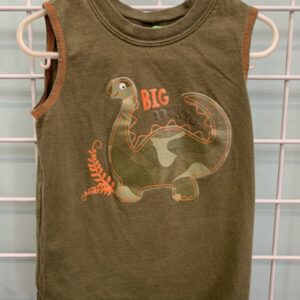 Size 3T - Green Big Bronto Tank Top