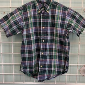Size 7 - Blue Plaid Shirt