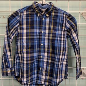 Size 7 - Blue Plaid Shirt