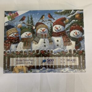 Puzzle: 500 pc. Winter Snowmen (New)
