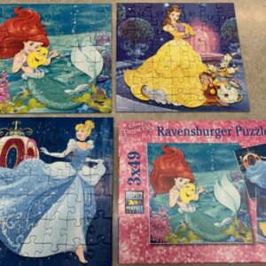 Puzzle: 3 x 49 pc. Disney Princess Ravensburger