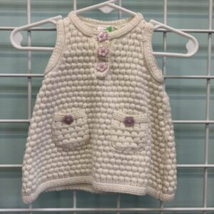 Size 00/03 Month - White Sweater Dress