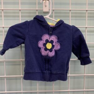 Size 03 Month - Blue Flower Sweatshirt