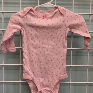 Size 03/06 Month - Pink Floral Onesie