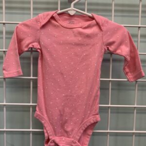 Size 06 Month - Pink Polka Dot Onesie