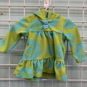 Size 06 Month - Green/Blue Fleece Shirt