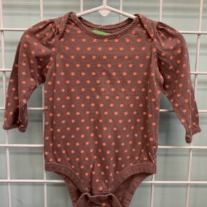 Size 06/12 Month - Purple/Pink Polka Dot Gap Onesie