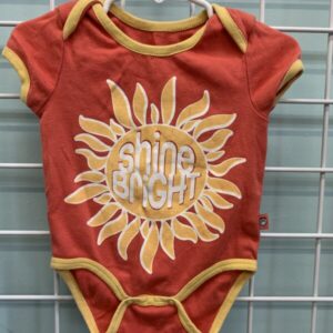 Size 06/12 Month - Orange Shine Bright Onesie