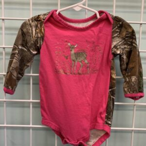 Size 09 Month - Pink Carhartt Onesie