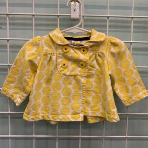 Size 09 Month - Yellow/White Polka Dot Jacket