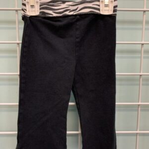 Size 12 Month - Black/Zebra Yoga Pant