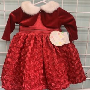 Size 03/06 Month - Red Dress (New)