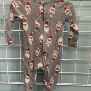 Size 03/06 Month - Grey Santa Sleeper