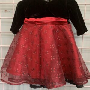 Size 06/09 Month - Black/Red Dress
