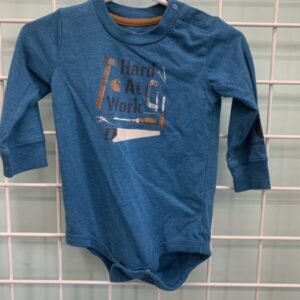 Size 09 Month - Blue Carhartt Onesie