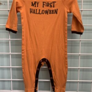 Size 09 Month - Orange My First Halloween Sleeper