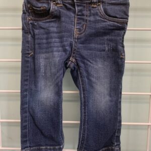 Size 12 Month - Blue Distressed Straight Jean