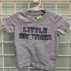 Size 18 Month - Blue Little Brother Shirt