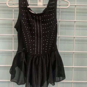 Size 2T - Black/Silver Dance Leotard