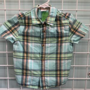 Size 4T - Blue Plaid Shirt