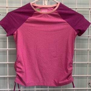 Size 6/7 - Pink/Purple Lands End Shirt