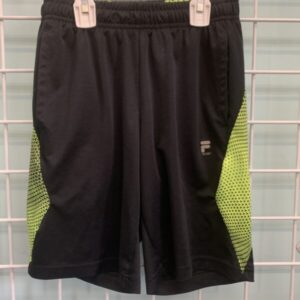 Size 7/8 - Black/Yellow Fila Short