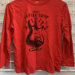Size 10/12 - Red Guitar Shirt