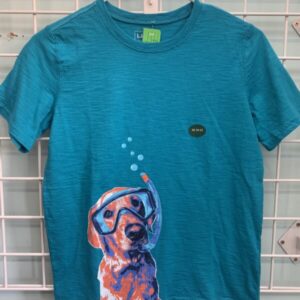 Size 10/12 - Blue Scuba Dog Shirt