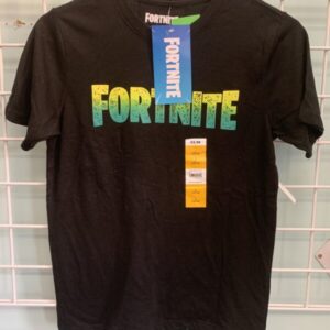 Size 10/12 - Black Fortnite Shirt (New)