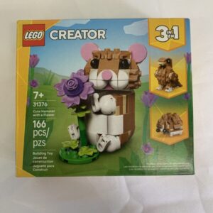 Toy - Lego Creator, Cute Hamster with a Flower (New)