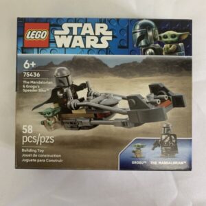 Toy - Lego Star Wars, Mandalorian & Grogu's Speeder Bike (New)