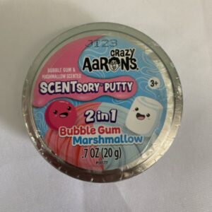 Toy - Crazy Aarons Thinking Putty - Scentsory, Bubble Gum Marshmallow (New)