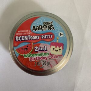 Toy - Crazy Aarons Thinking Putty - Scentsory, Watermelon Birthday Cake (New)