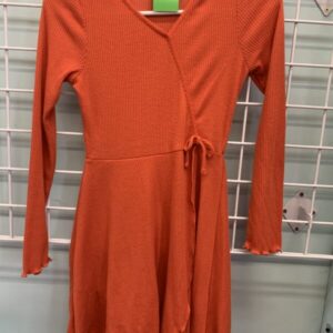 Size 10/12 - Orange Wrap Dress
