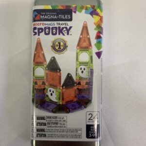 Toy - 24 pc. Magna Tiles Micro Mags Travel - Spooky Mini Tin (New)