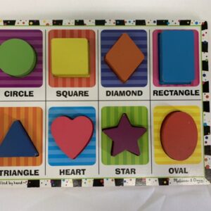 Puzzle: 8 pc. Melissa & Doug Chunky Shapes