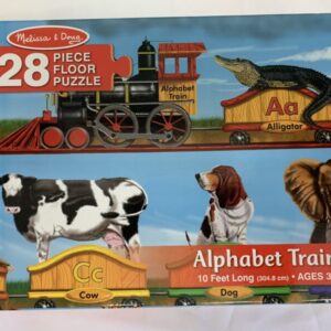 Puzzle: 28 pc. Melissa & Doug Floor - Alphabet Train