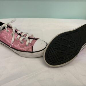 Shoes - Size 02 Youth, Pink Sparkle Chuck All-Star