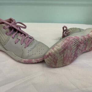 Shoes - Size 03 Youth, Grey/Purple Under Armour High Top
