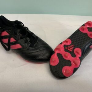 Cleat - 10 Toddler, Black/Pink Adidas