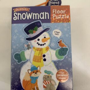 Puzzle: 40 pc. Peaceable Kingdom Floor - Snowman