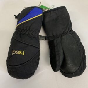 Gear: Infant/Toddler XS, Black/Blue/Yellow Head Mitten