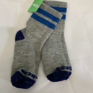 Socks - Toddler, Grey/Blue Pacas