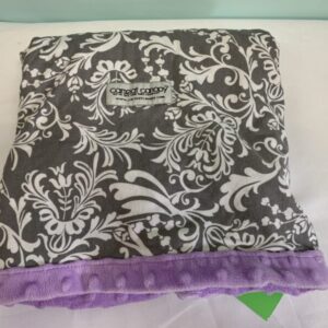 Gear: Carseat Blanket Canopy in Grey/White/Purple